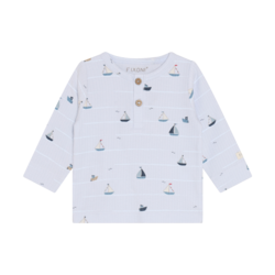 Fixoni Sail Boats Ribbed Long Sleeve T-Shirt