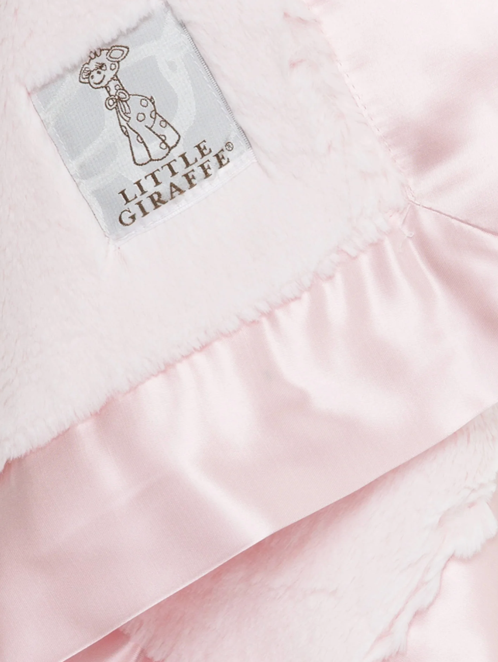 Little Giraffe Little Giraffe Luxe Blanky -Pink