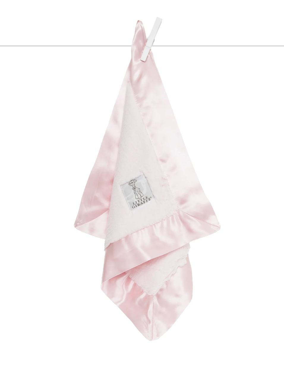 Little Giraffe Little Giraffe Luxe Blanky -Pink