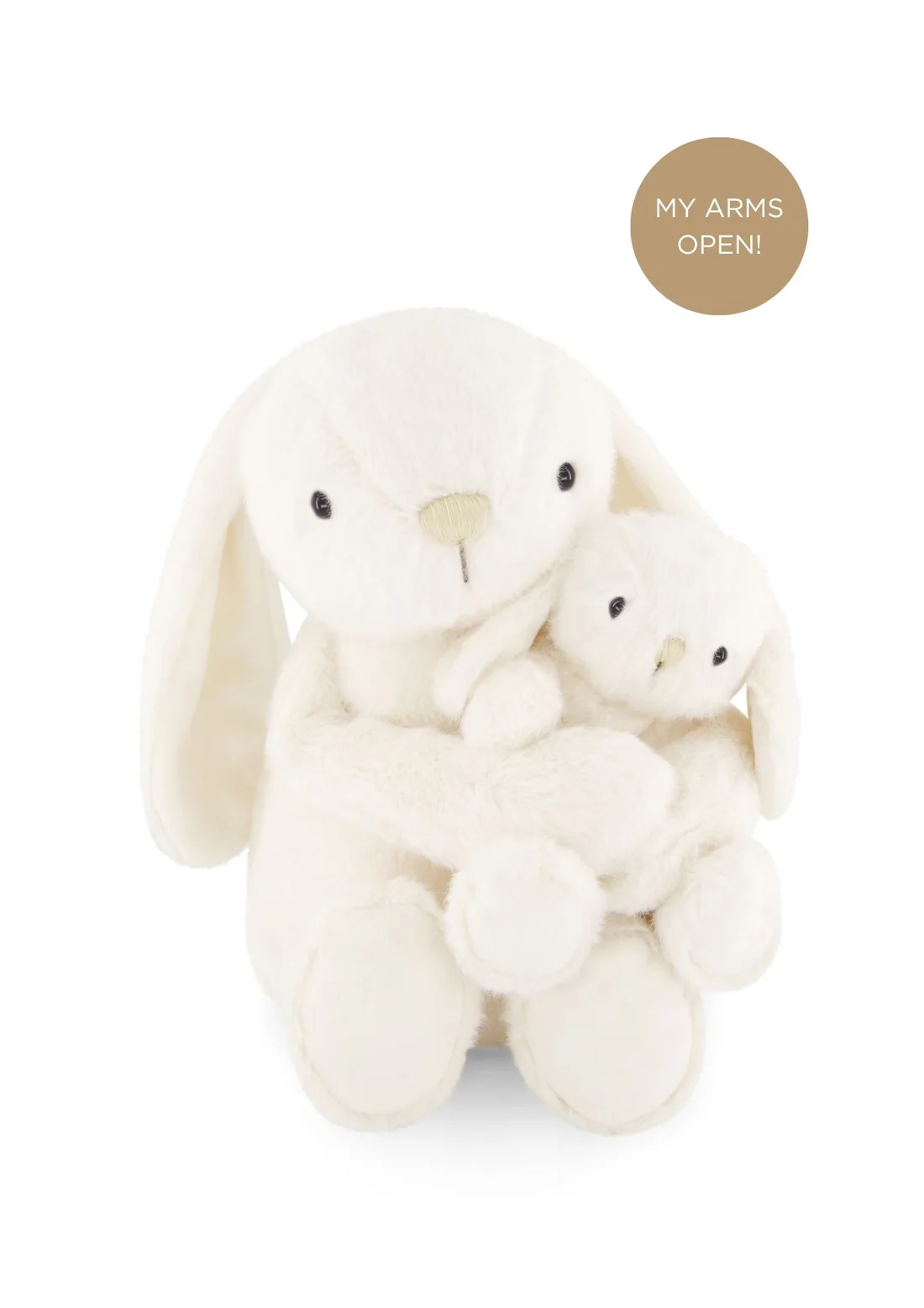 Jamie Kay Jamie Kay Snuggle Bunnies - Frankie the Hugging Bunny - Marshmallow