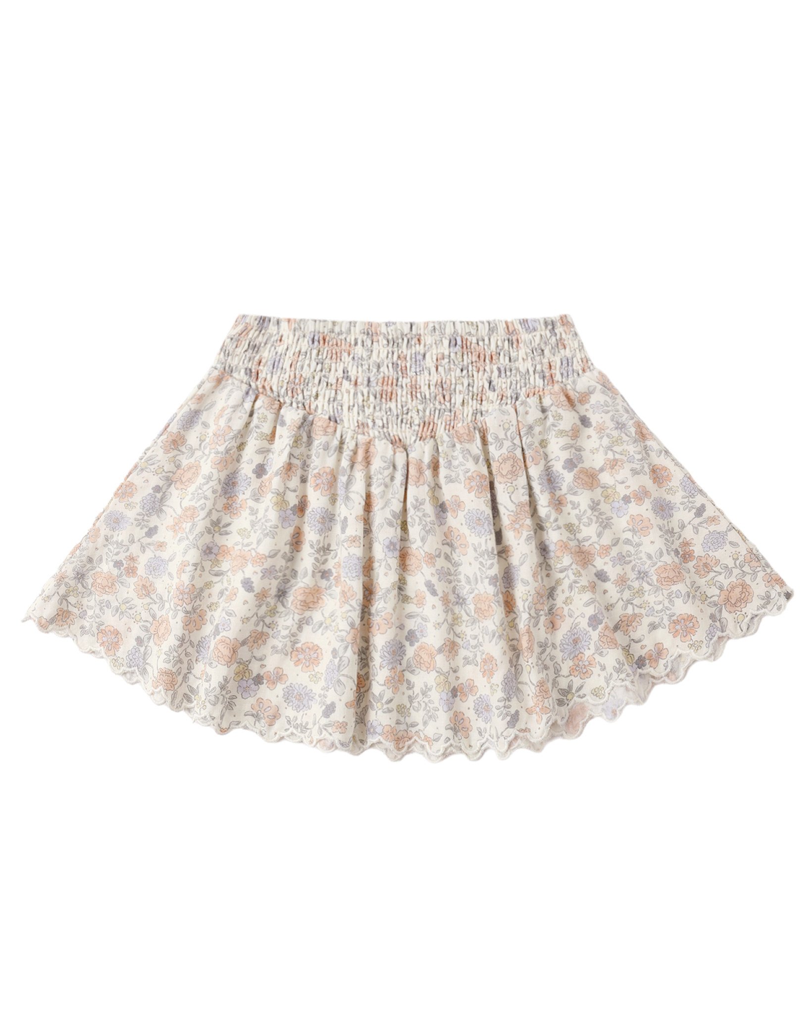 Rylee and Cru Rylee & Cru Bloom Smocked Mini Skirt