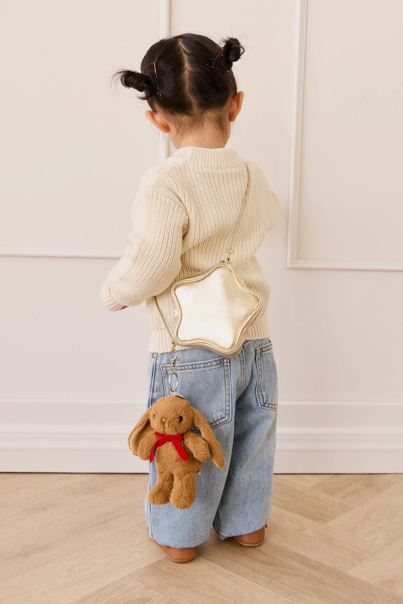 Jamie Kay Jamie Kay Snuggle Bunnies - Penelope Keyring - Toffee