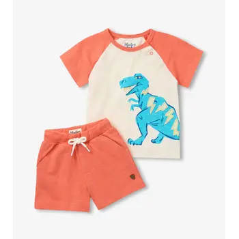 Hatley Hatley Stegosaurus Tee and Short Set