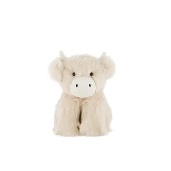 Jamie Kay Jamie Kay Snuggle Bunnies - Hilda The Highland Cow - White