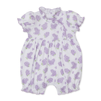 kissy kissy Kissy Kissy Lilac Love Short Print Playsuit