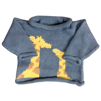 Giraffes  Roll Neck Sweater