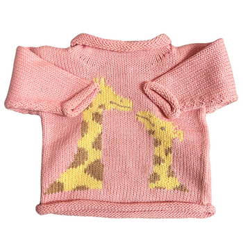 Giraffes  Roll Neck Sweater