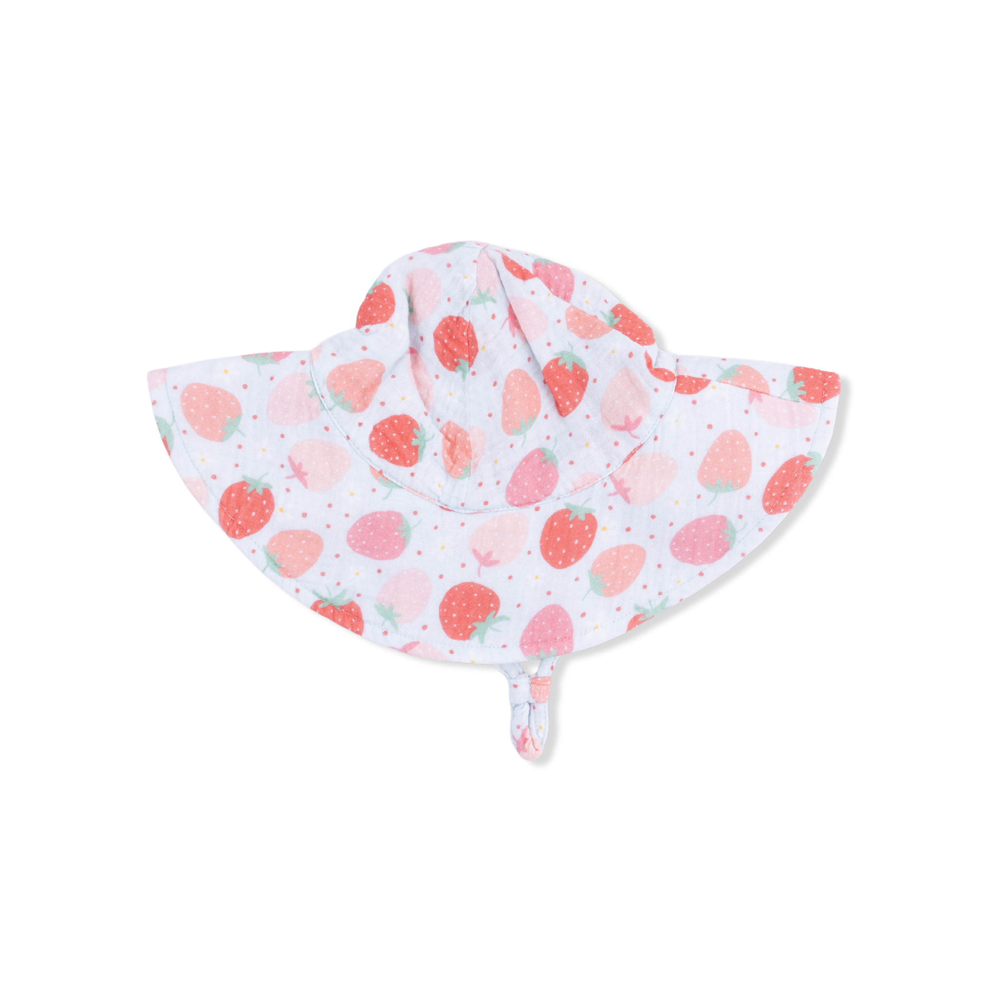 Angel Dear Angel Dear Strawberry Bliss Wide Brim Sun Hat