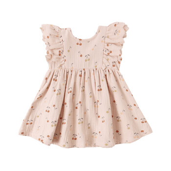 Quincy Mae Quincy Mae Cherries Alina Dress
