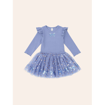 Huxbaby Huxbaby Sequin Bow Tulle Dress
