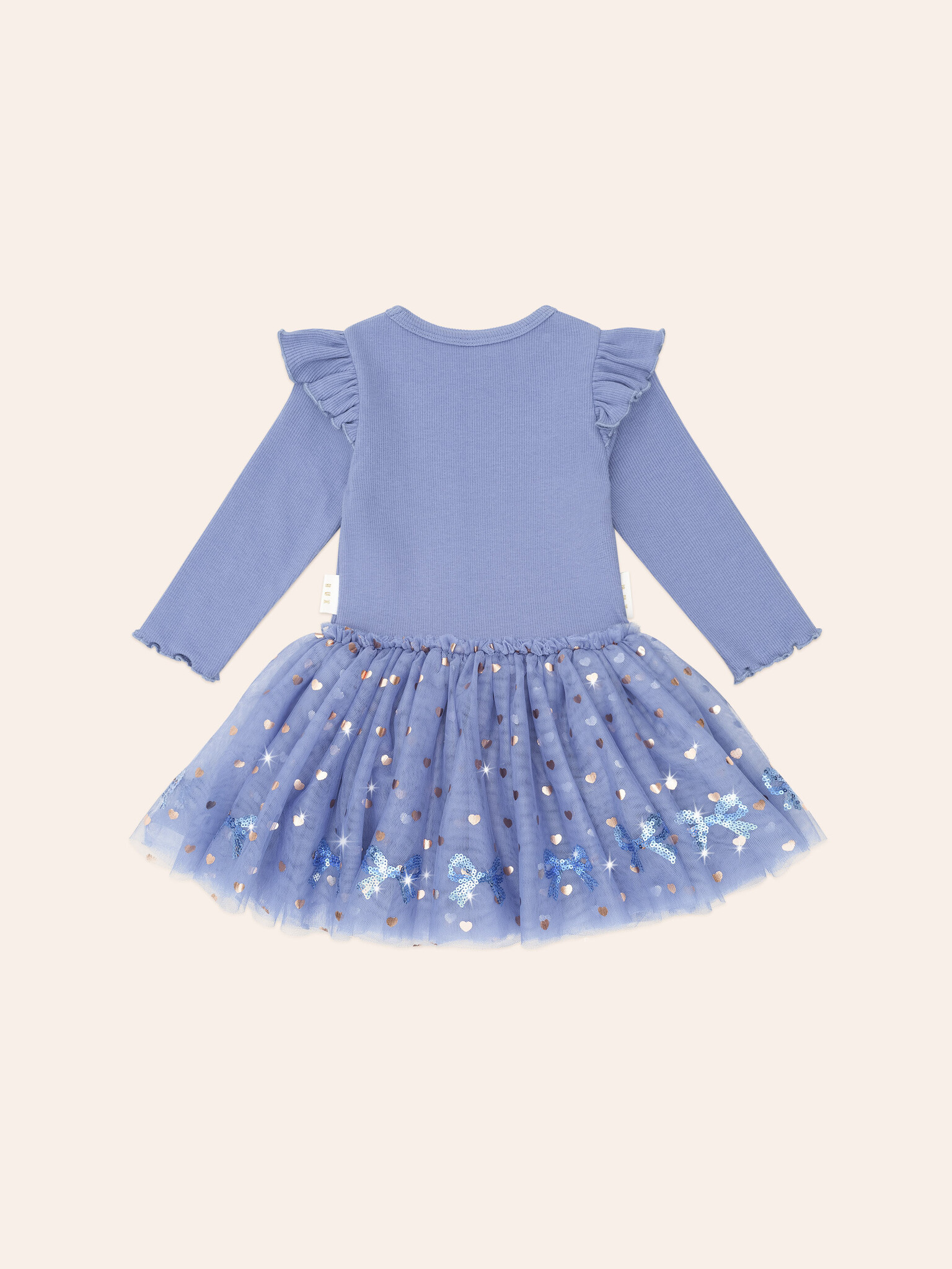 Huxbaby Huxbaby Sequin Bow Tulle Dress