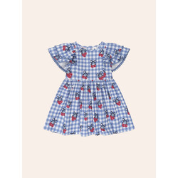 Huxbaby Huxbaby Cherry Gingham Frill Dress