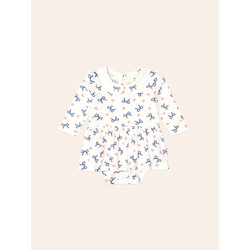 Huxbaby Huxbaby Hearts and Bows Romper