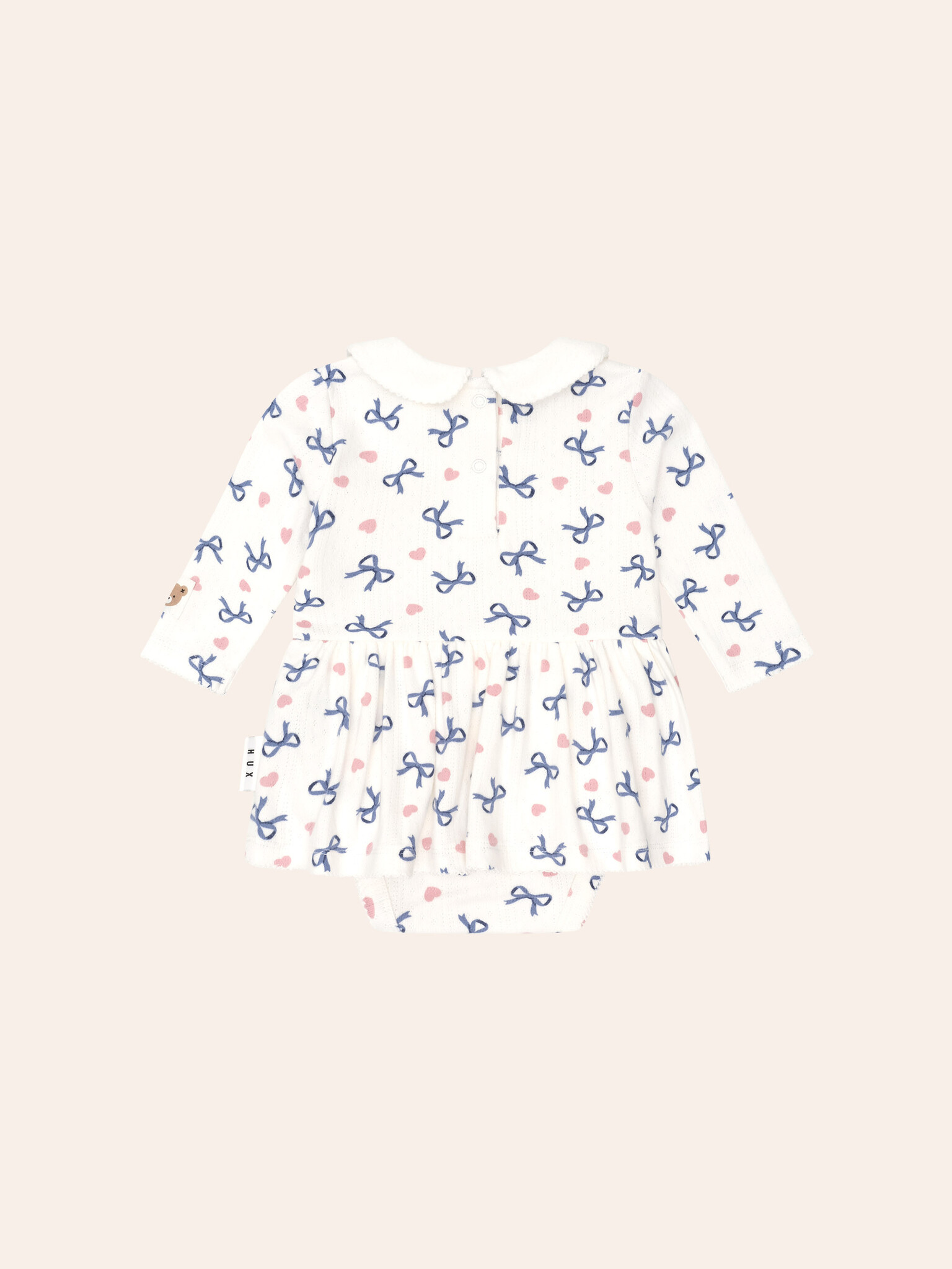 Huxbaby Huxbaby Hearts and Bows Romper