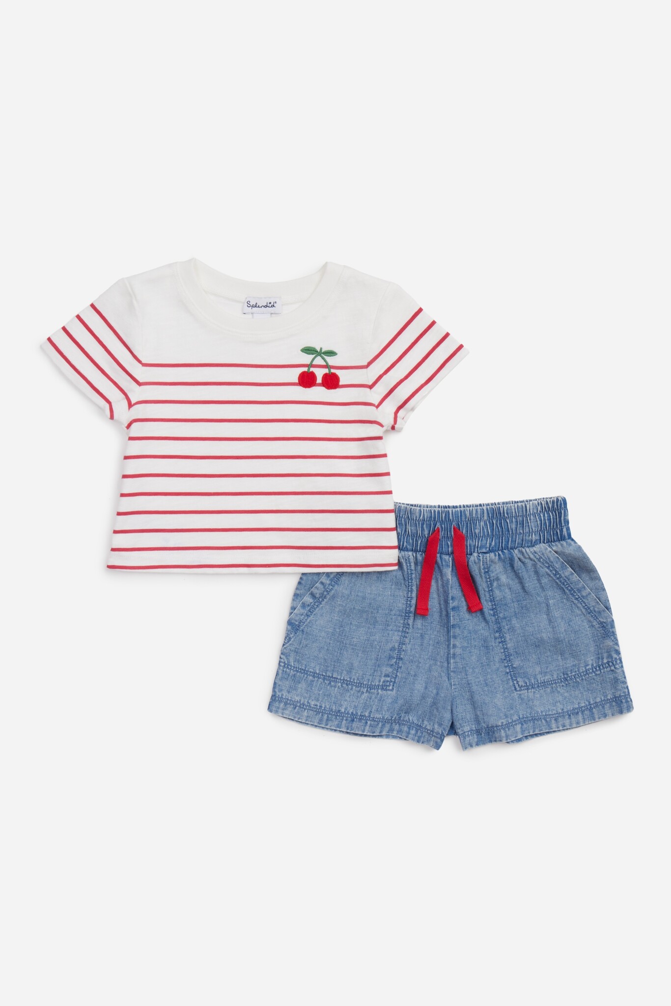Splendid Splendid Very Cherry Short Sleeve Set