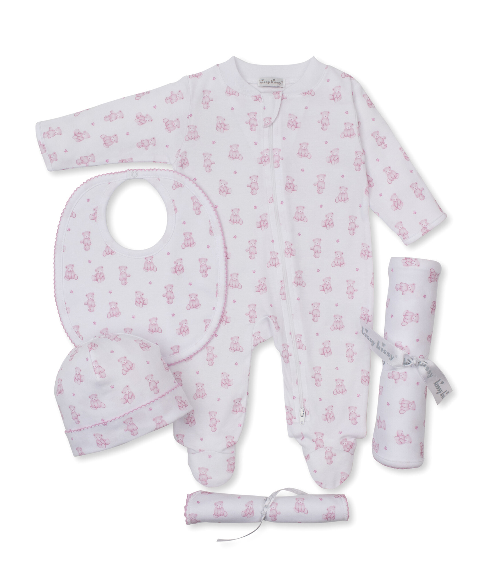 kissy kissy Kissy Kissy 5 Piece Teddy Bear Gift Set w/ Gift Box
