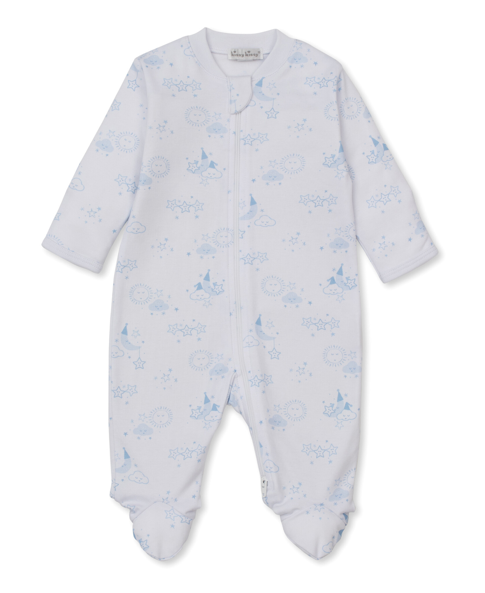 kissy kissy Kissy Kissy Nightfall Zip Footie