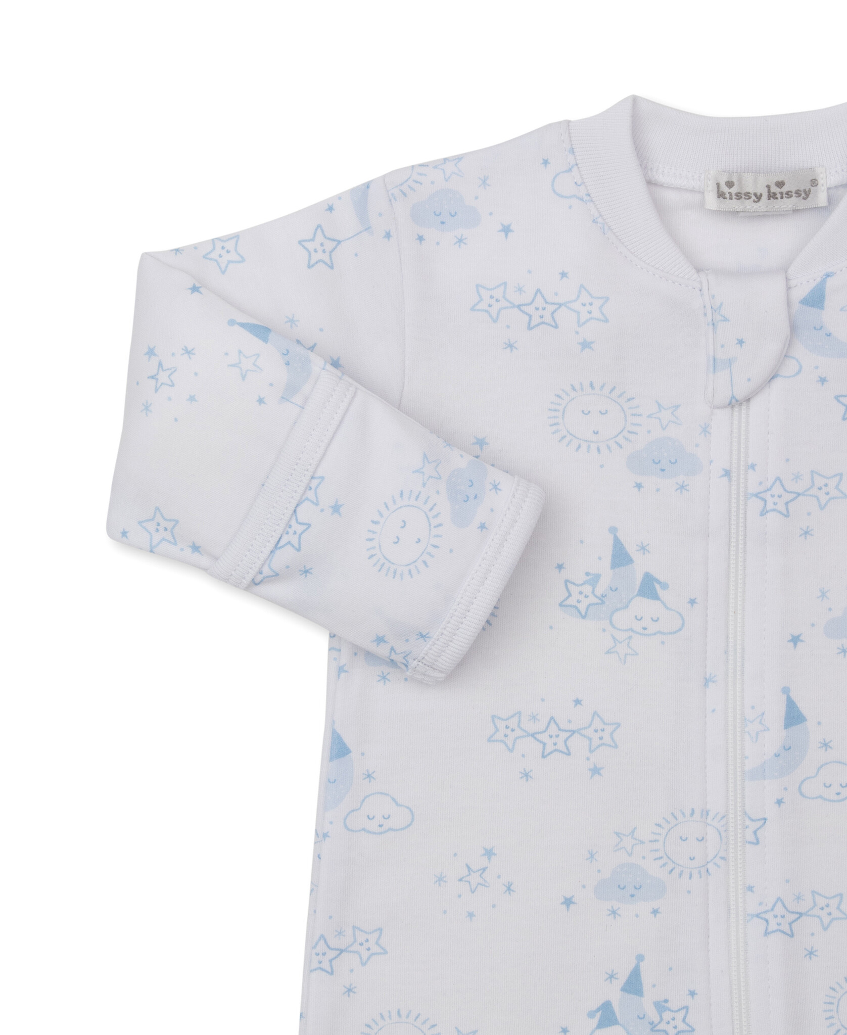 kissy kissy Kissy Kissy Nightfall Zip Footie