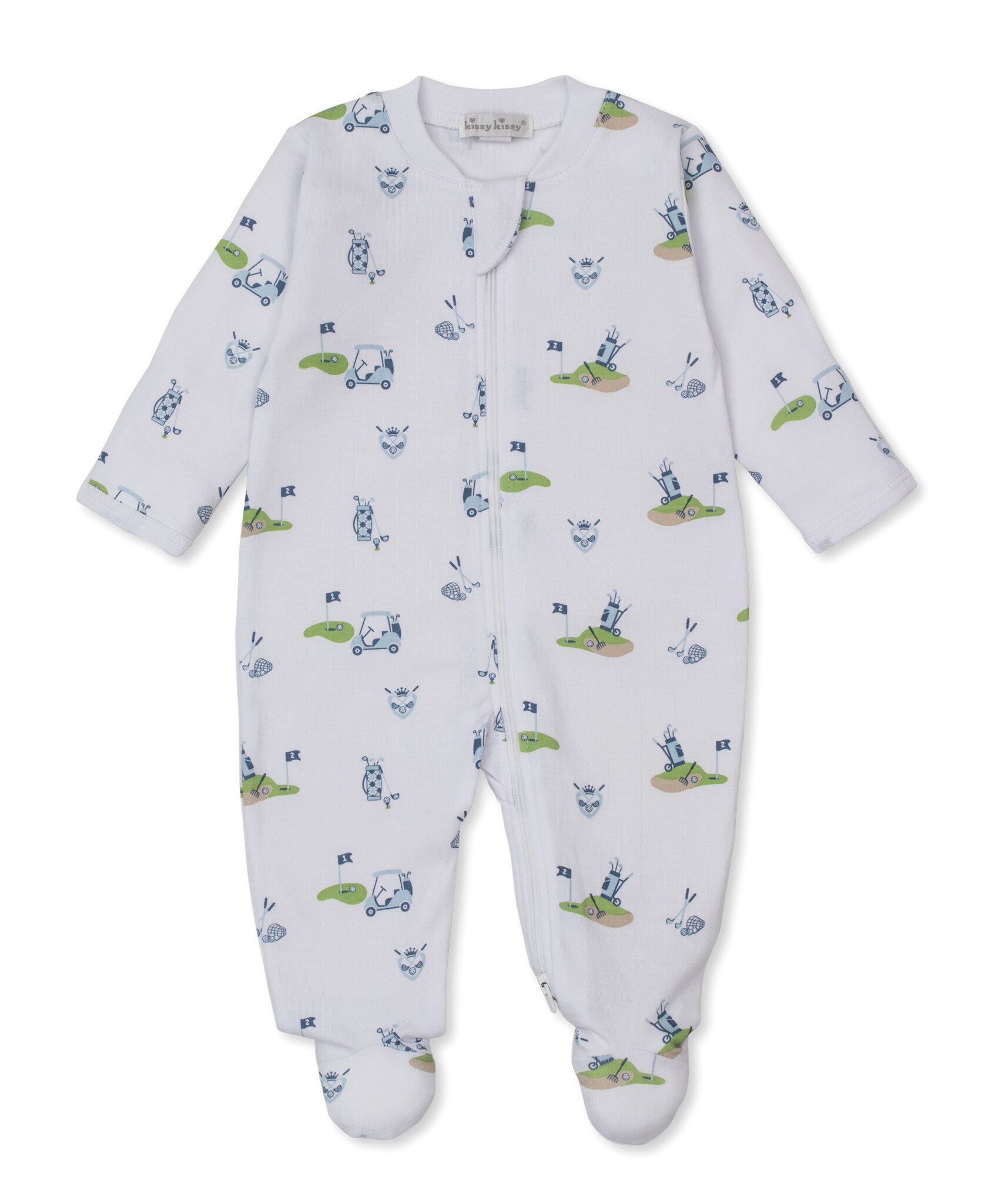 kissy kissy Kissy Kissy Golf Championship Zip Footie