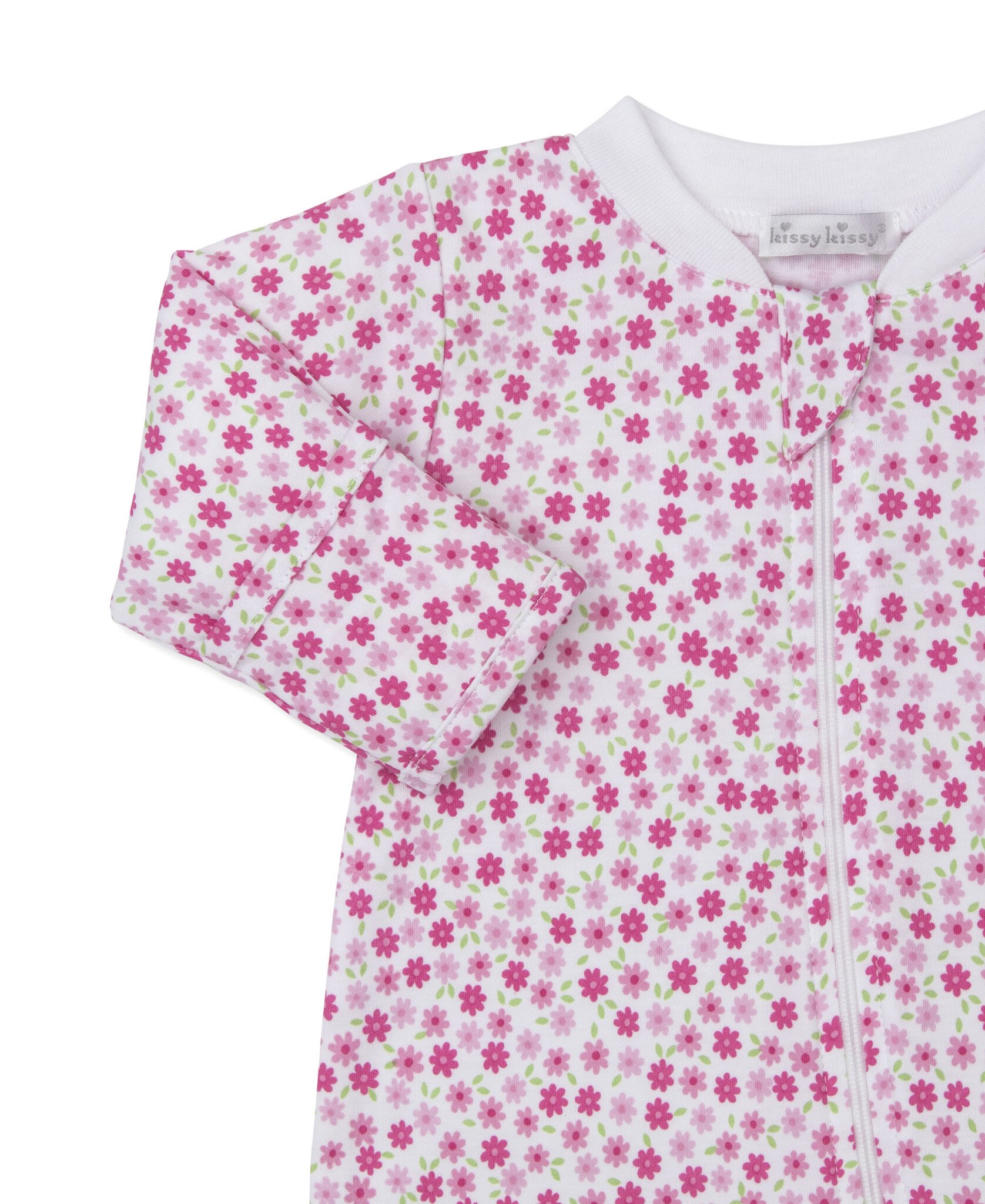 kissy kissy Kissy Kissy Daisy Delight Zip Footie