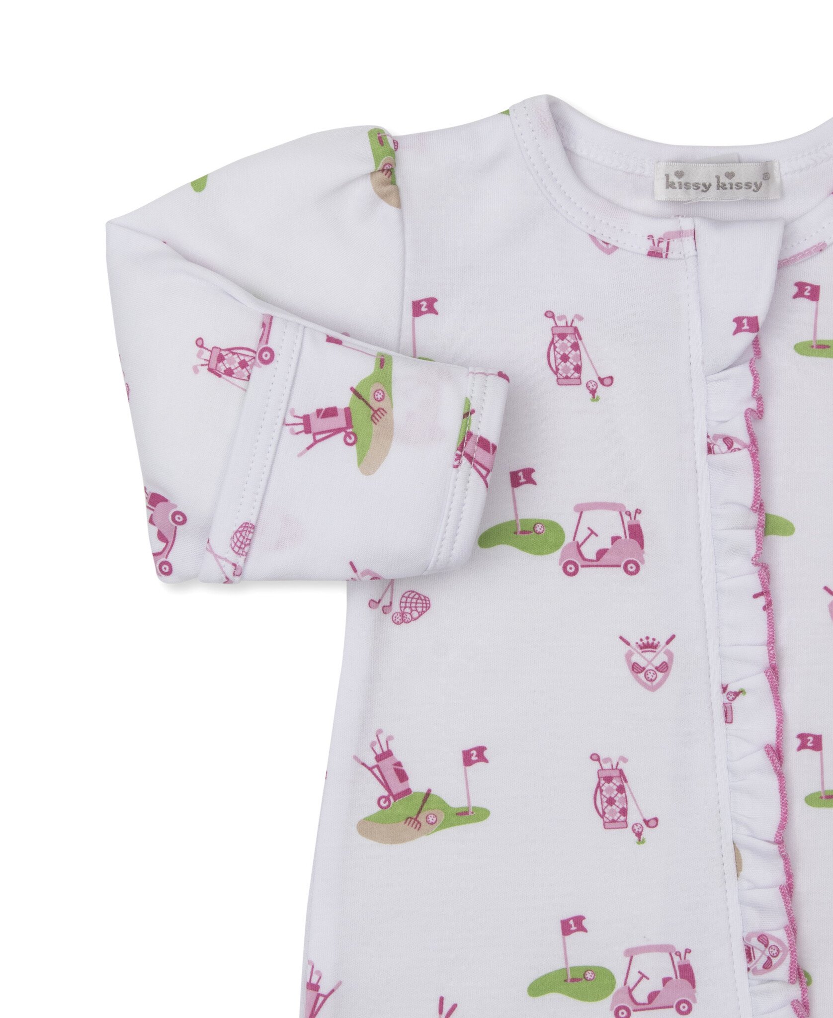 kissy kissy Kissy Kissy Golf Championship Zip Footie