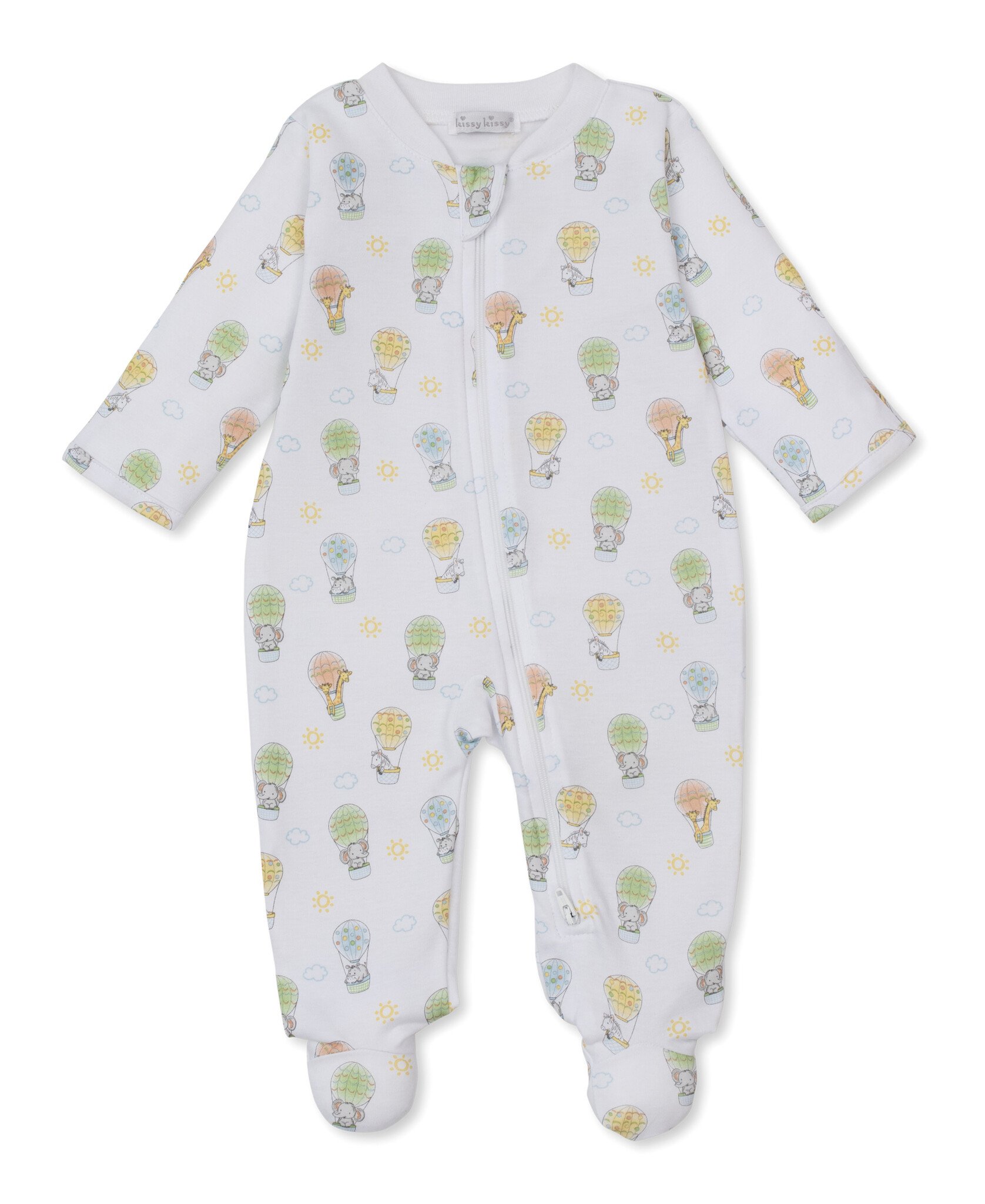 kissy kissy Kissy Kissy Sky-High Adventures Zip Footie