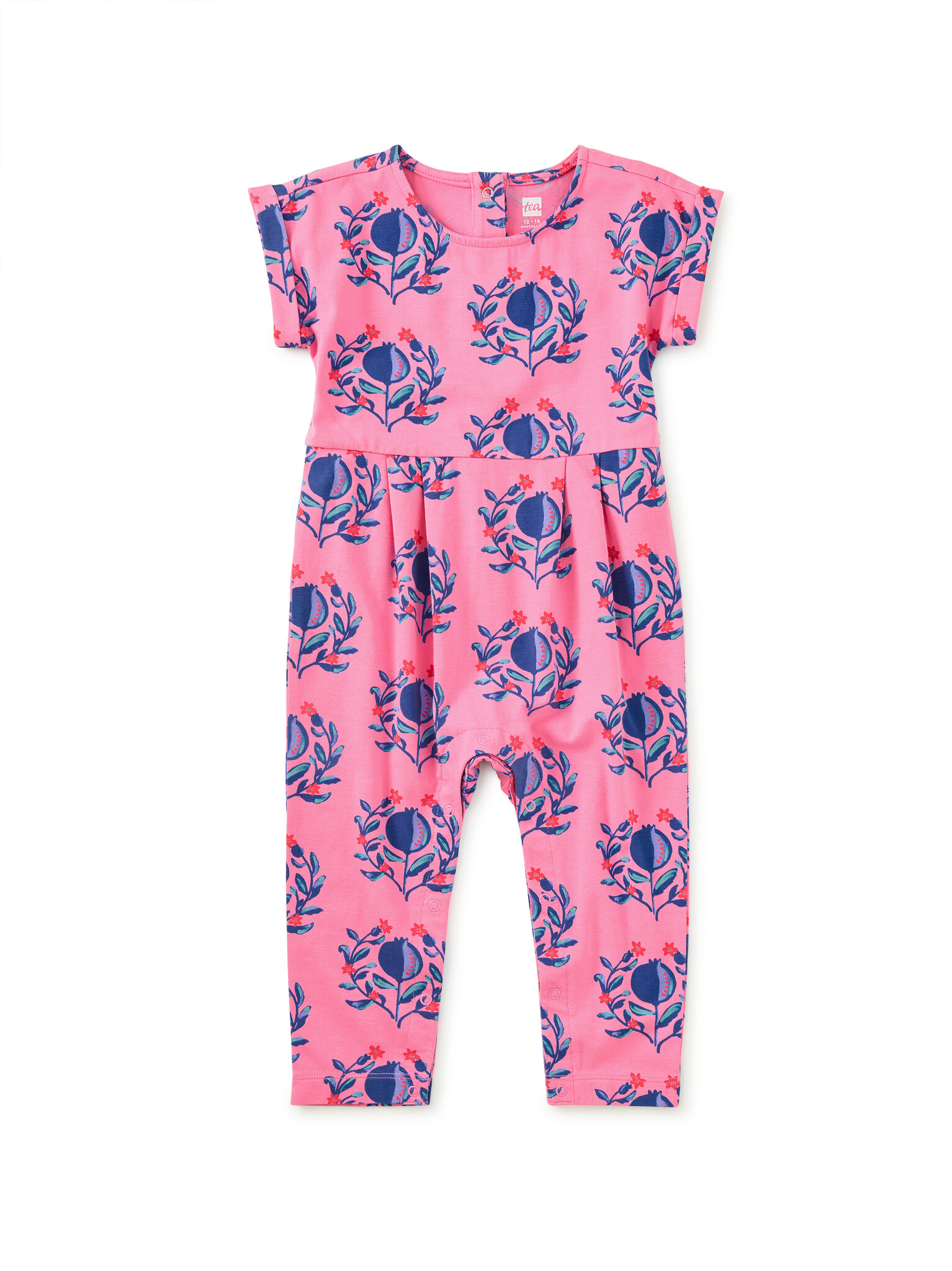 Tea Collection Tea Cuff Sleeve Baby Romper