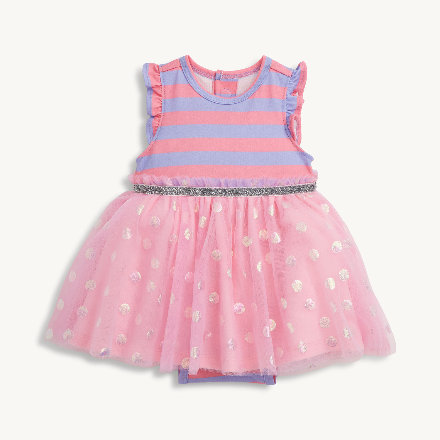 Magnetic Me Magnetic Me Flutter Sleeve Tutu Bodysuit Dress