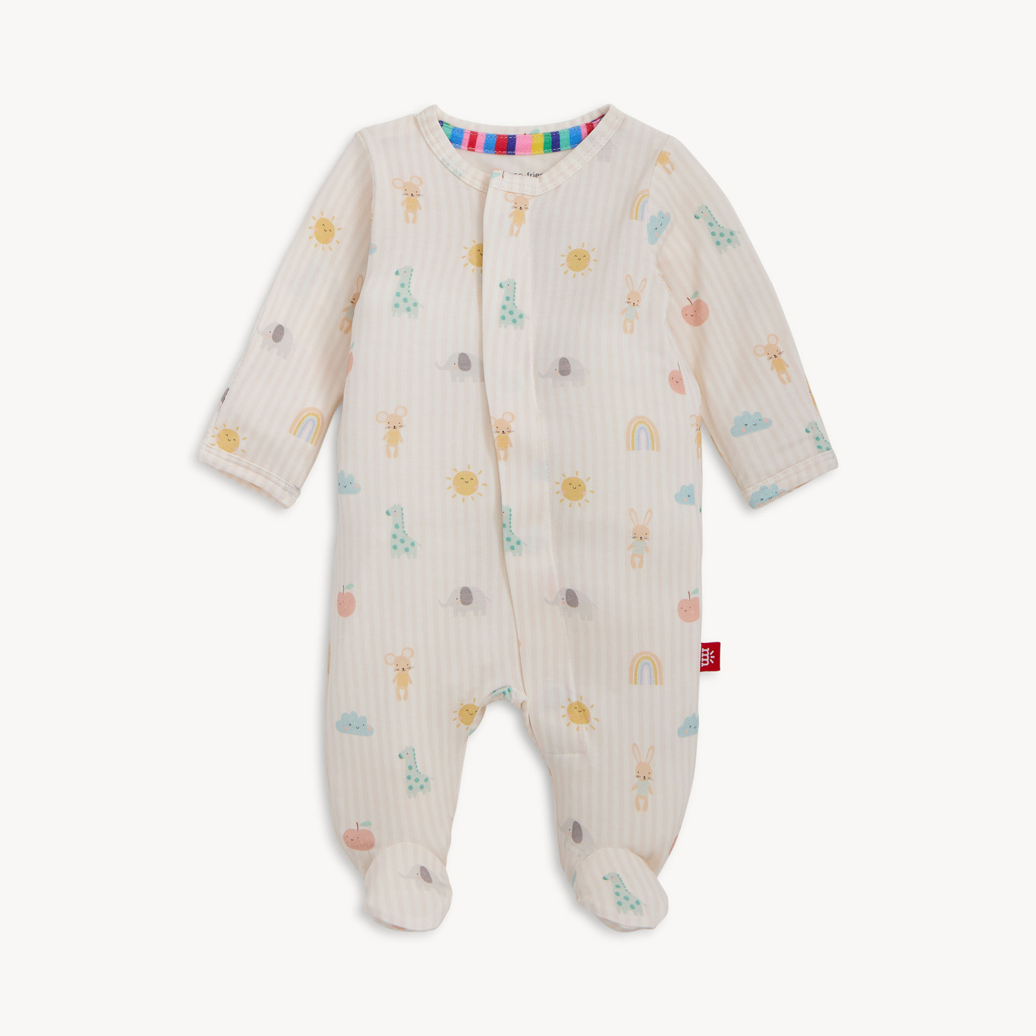 Magnetic Me Magnetic Me Lullaby Sky Pink Modal Magnetic Footie