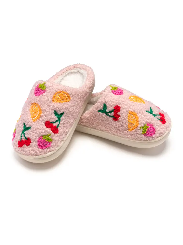 Living Royal Indoor/Outdoor Slippers- Fruits