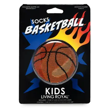 Living Royal 3D Packaged Crew Socks - Basketball - Black