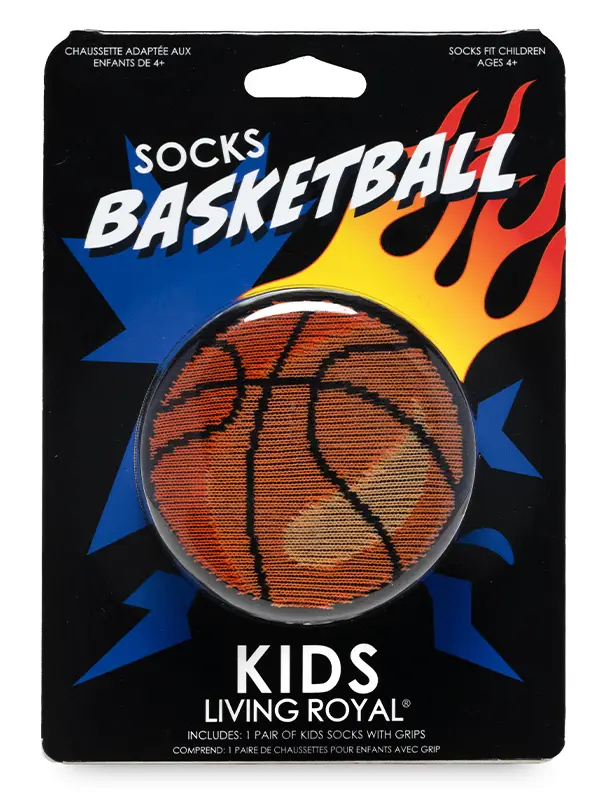 Living Royal 3D Packaged Crew Socks - Basketball - Black
