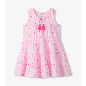 Hatley Hatley Gingham Berries Layered Tiered Dress