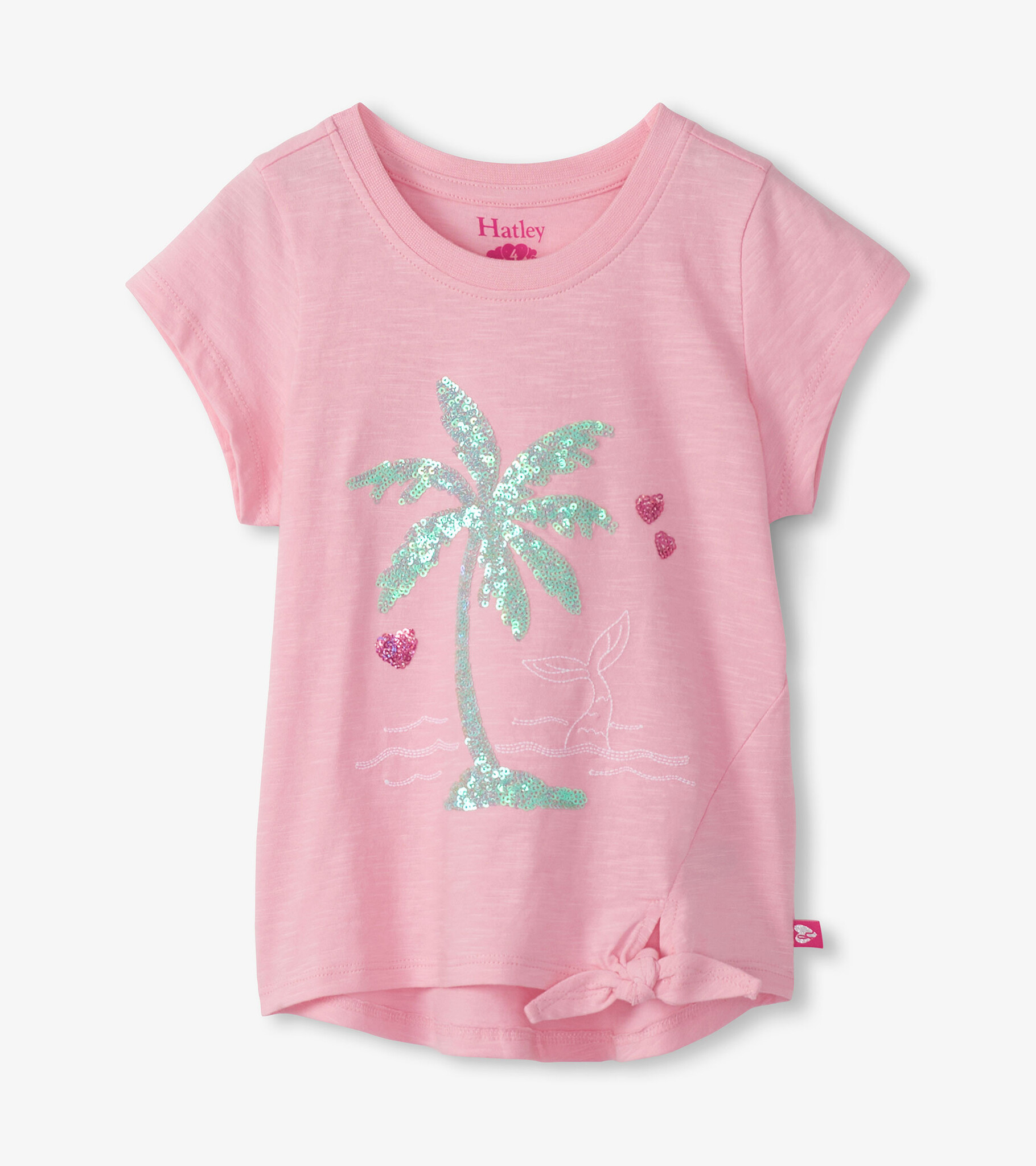 Hatley Hatley Summer Palm Tie Front Tee