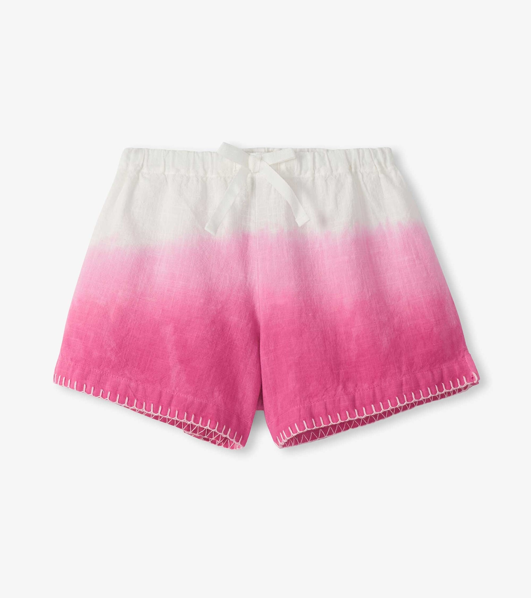 Hatley Hatley Raspberry Dip Dye Woven Easy Shorts