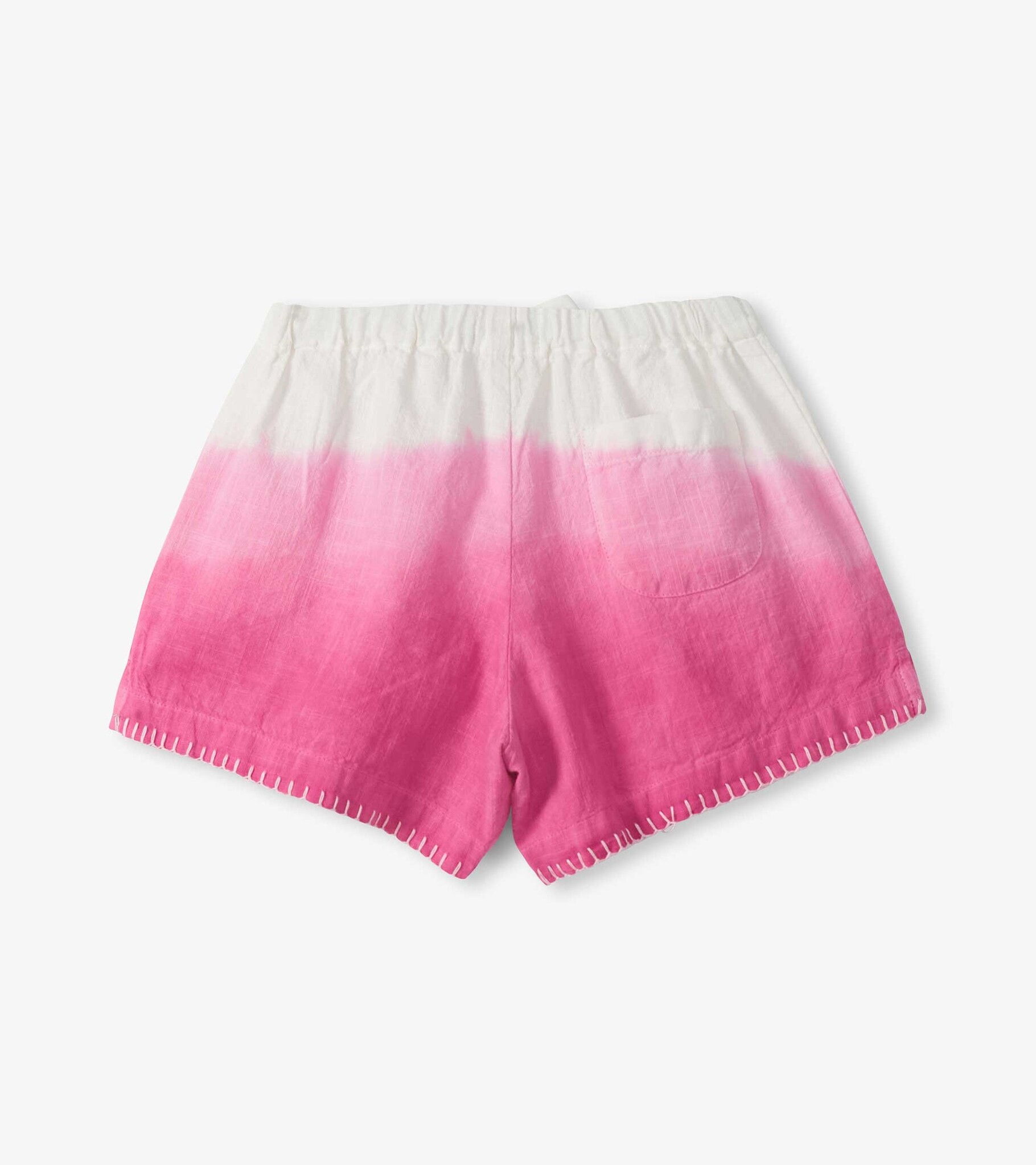 Hatley Hatley Raspberry Dip Dye Woven Easy Shorts