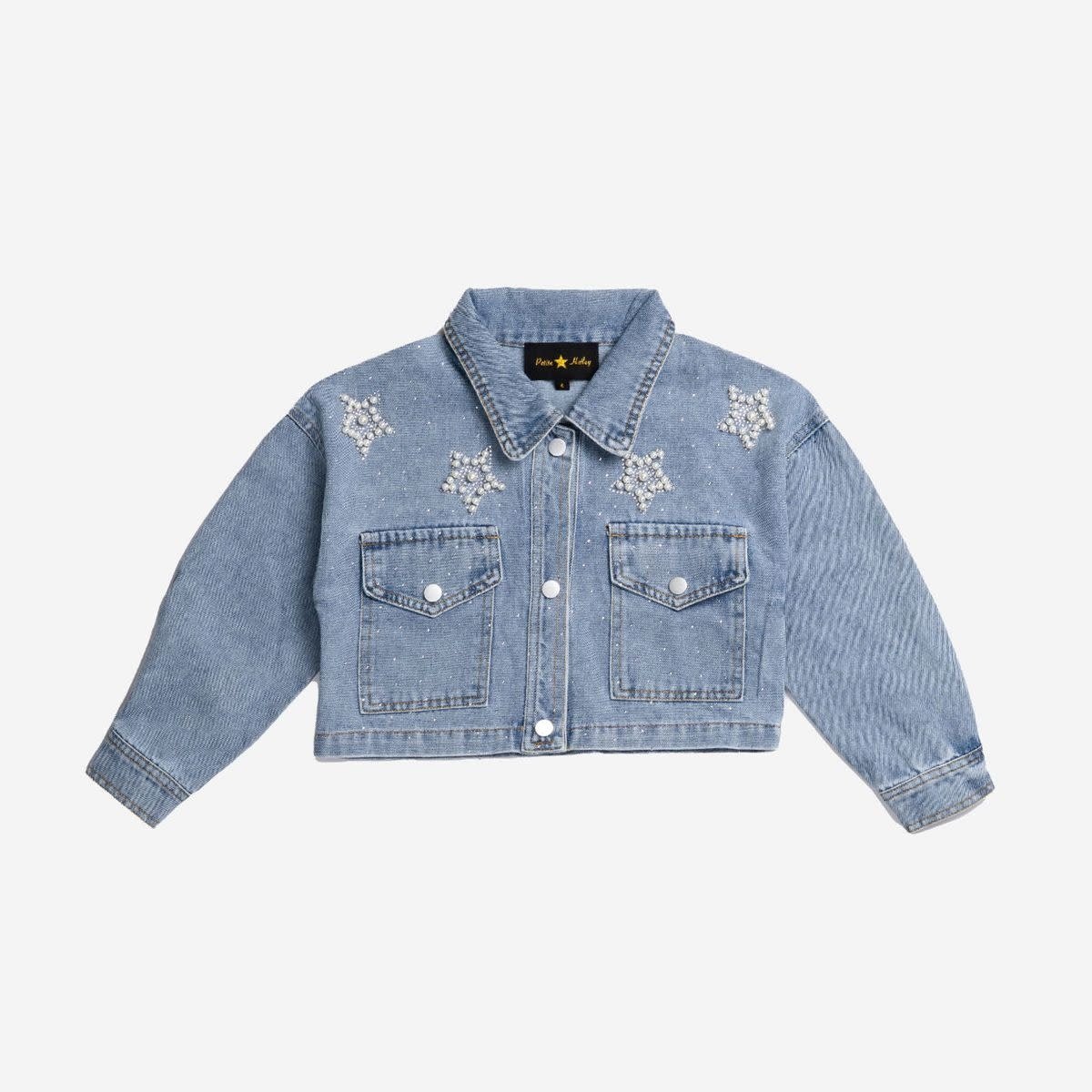 Petite Hailey Petite Hailey Star Denim Jacket