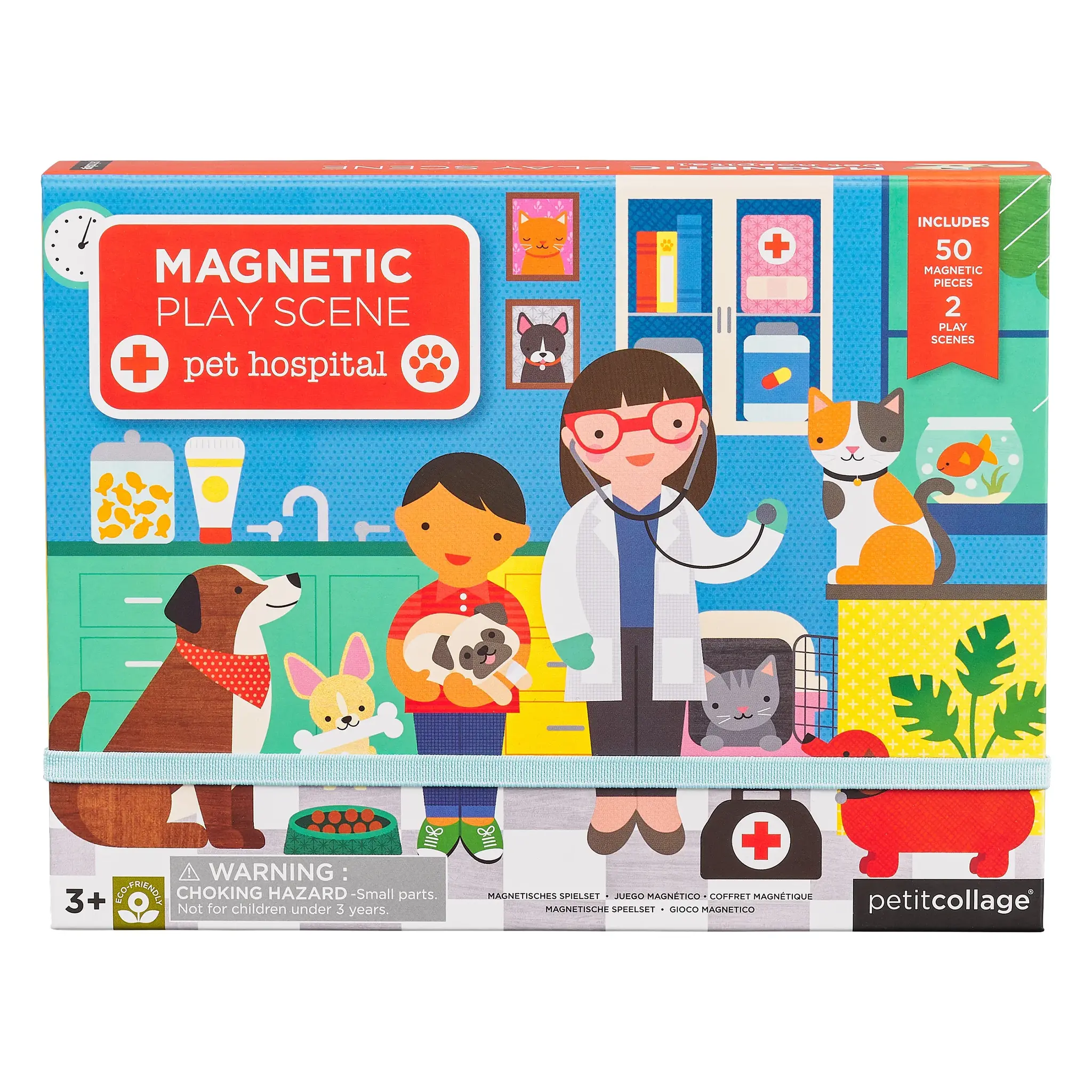 Chronicle Books Pet Hospital Magnetic Play Scene