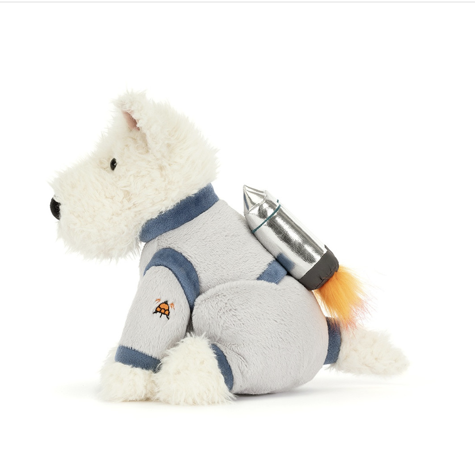 JellyCat Jellycat Munro Scottie Dog Space Outfit