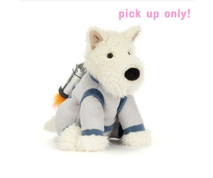 JellyCat Munro Scottie Dog Space Outfit - Tiny Hanger