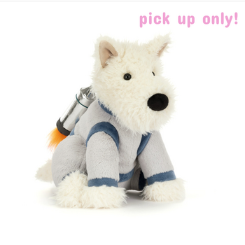 JellyCat Jellycat Munro Scottie Dog Space Outfit