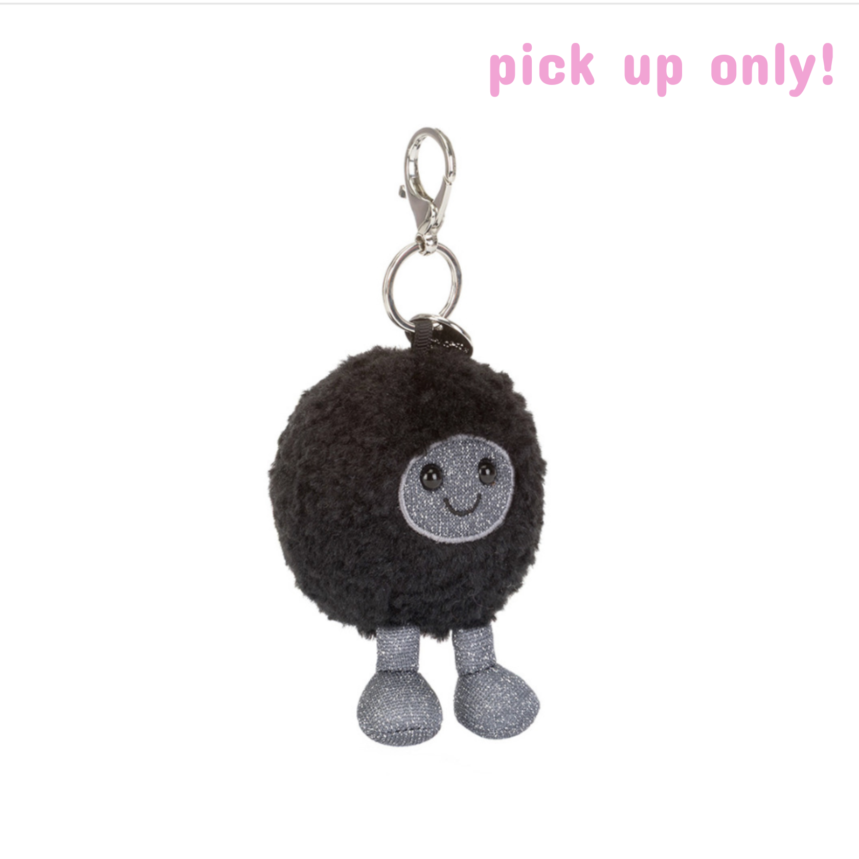 JellyCat Jellycat Amuseables Black Hole Bag Charm