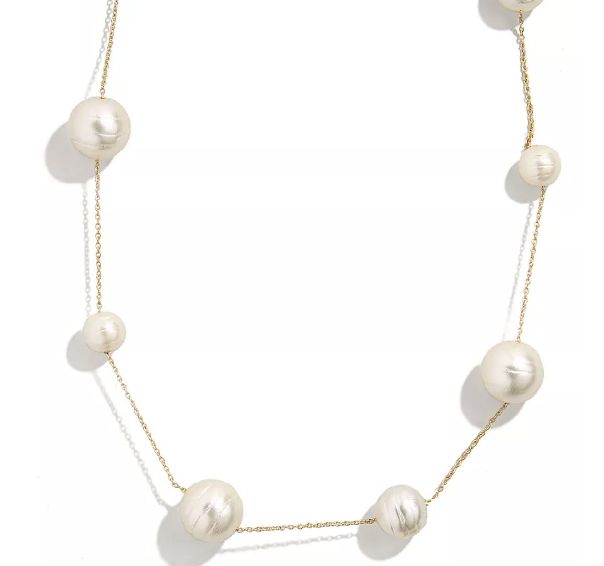 Baublebar Baublebar Match with Mama Pearl Necklace Set Pearl/Gold