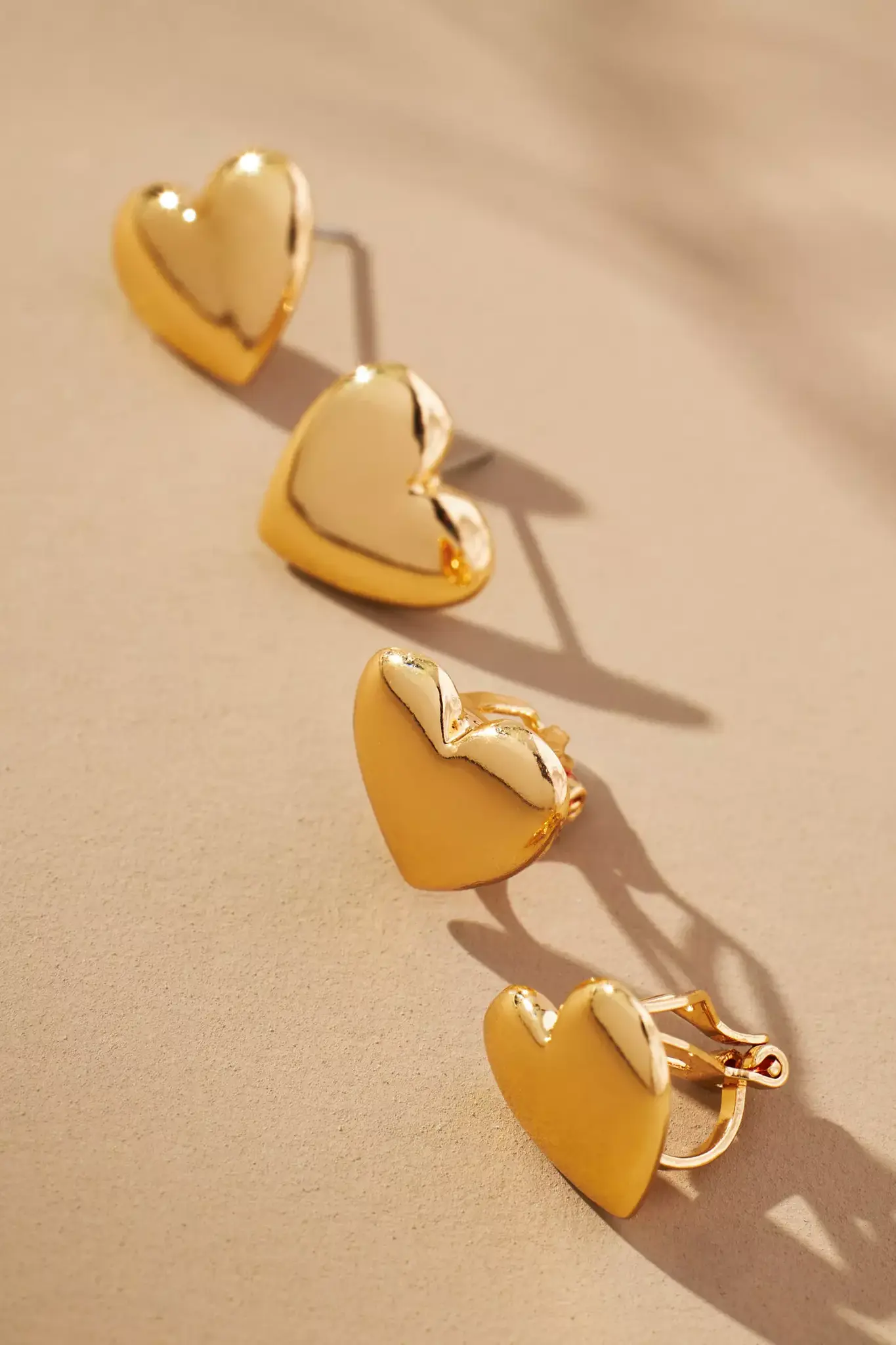 Baublebar Baublebar Match with Mama Heart Earrings Set Gold