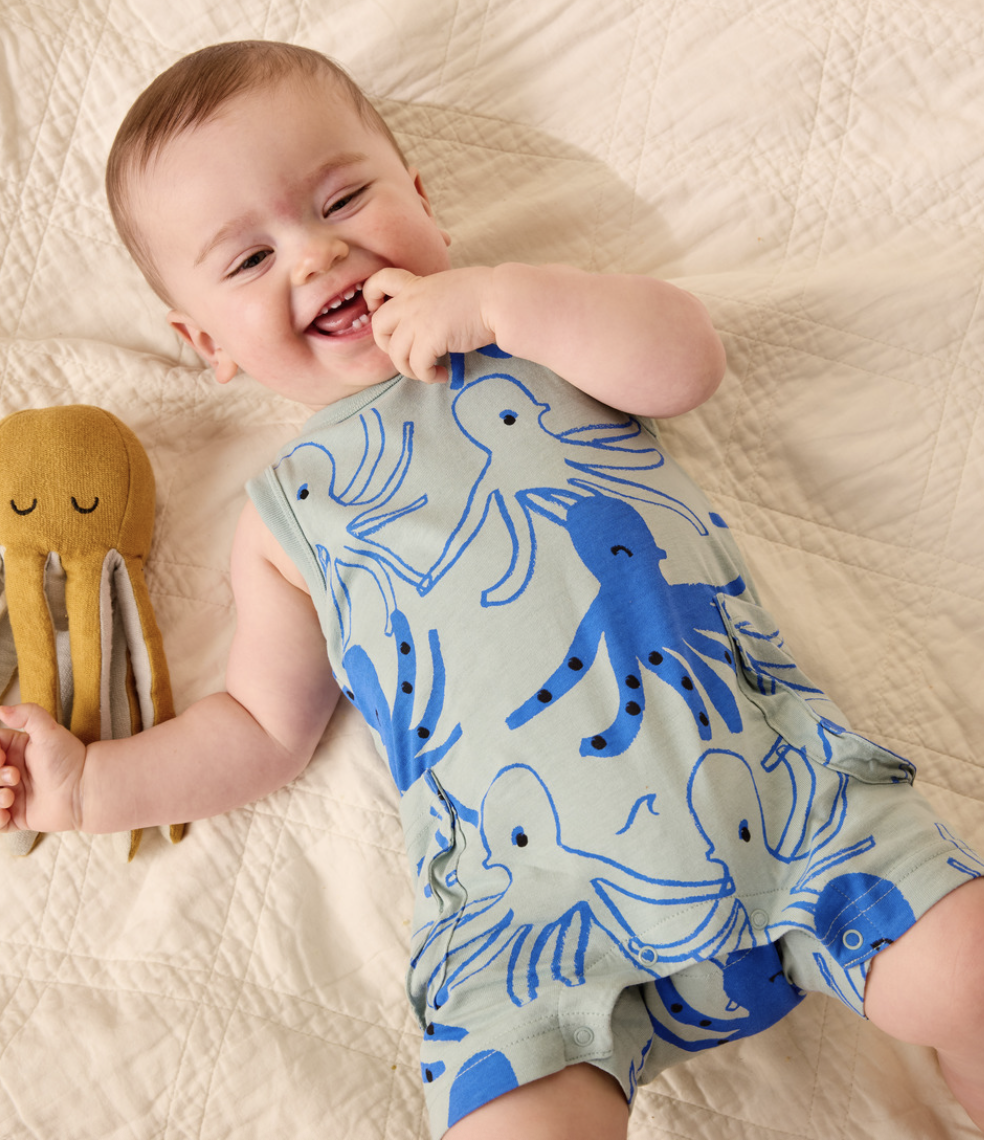 Tea Collection Tea Sleeveless Baby Romper