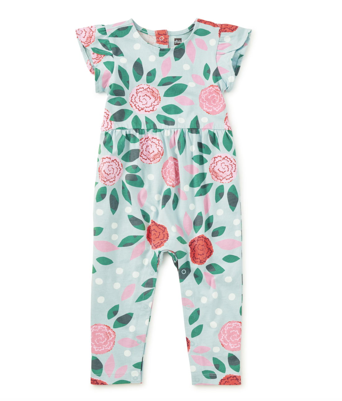 Tea Collection Tea Tulip Sleeve Baby Romper