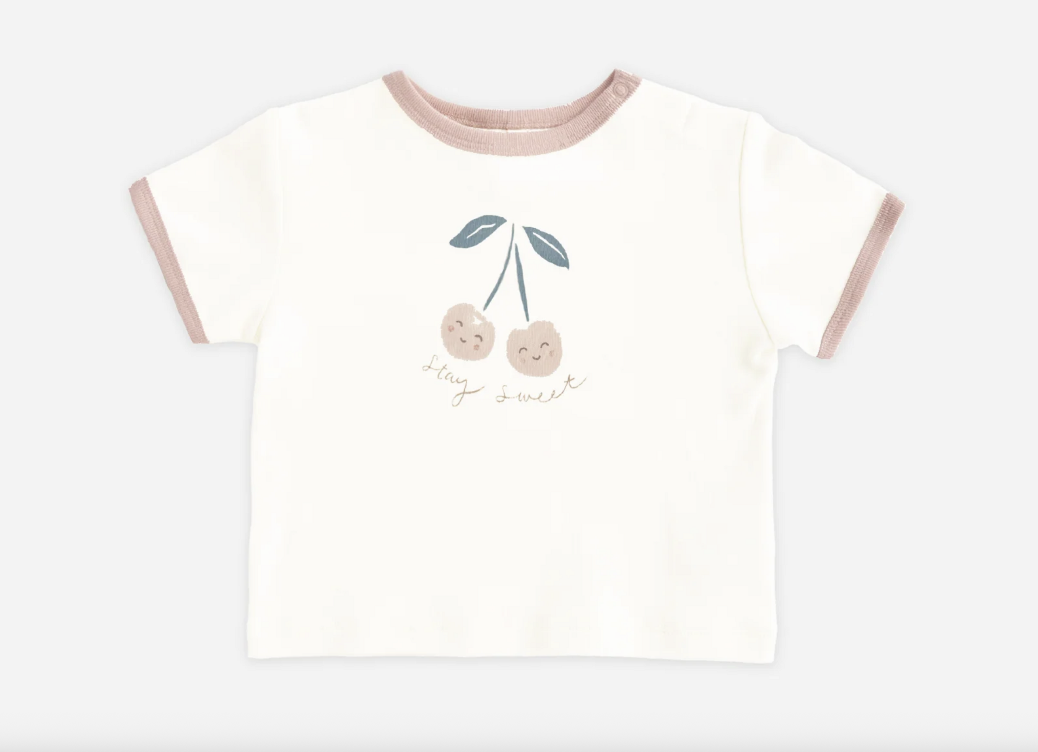 Quincy Mae Quincy Mae Cherry Ringer Tee