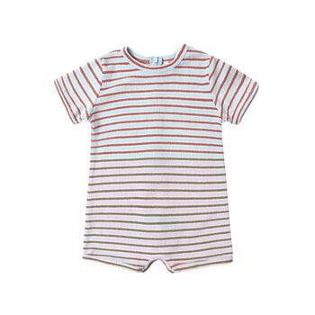 Rylee and Cru Rylee & Cru Americana Stripe Shorty One-Piece