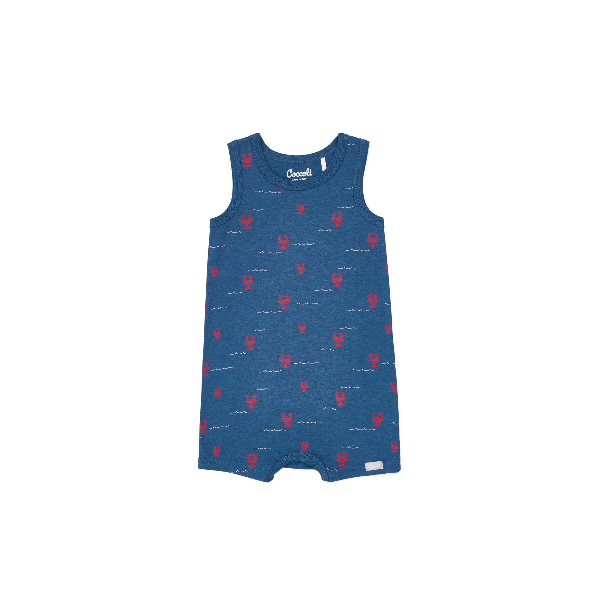 Coccoli Lobster Cotton Modal Romper