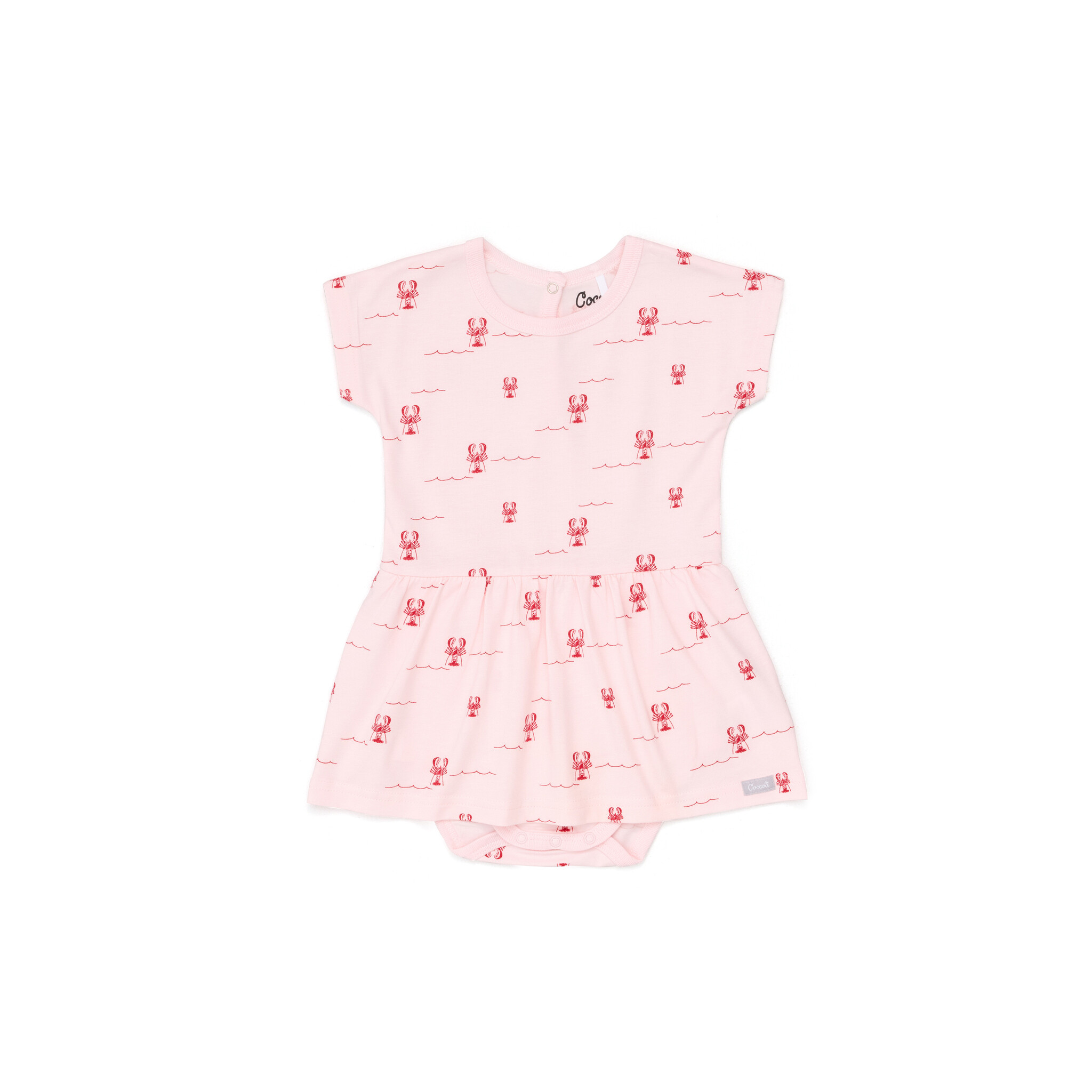 Coccoli Cotton Modal Lobsters Romper